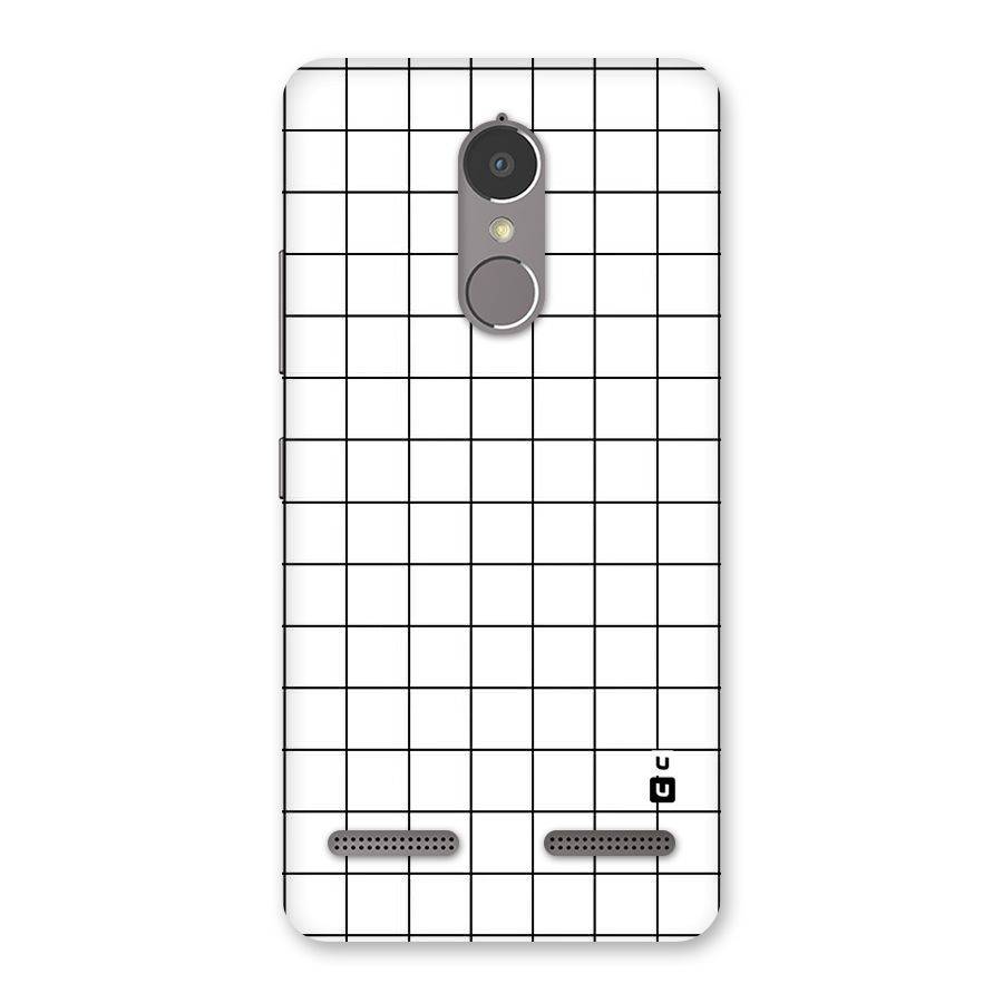 Simple Checks Back Case for Lenovo K6