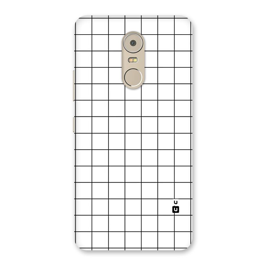 Simple Checks Back Case for Lenovo K6 Note