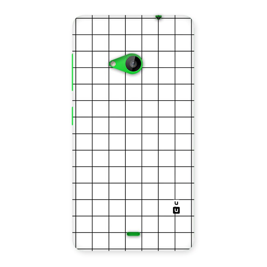 Simple Checks Back Case for Lumia 535