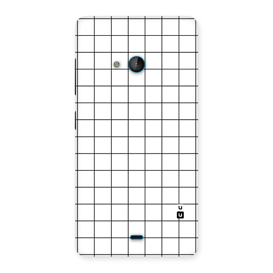Simple Checks Back Case for Lumia 540