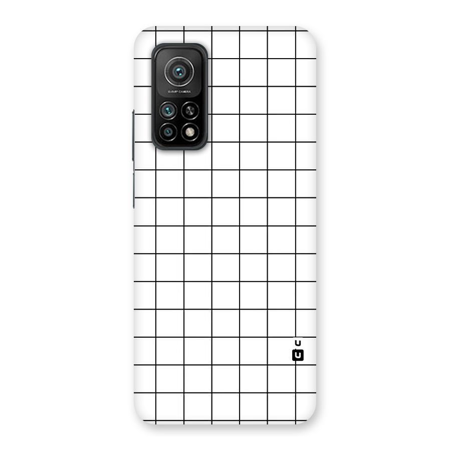 Simple Checks Back Case for Mi 10T 5G