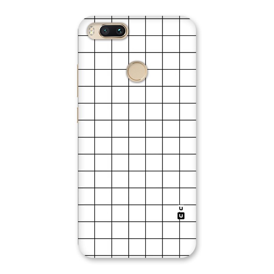 Simple Checks Back Case for Mi A1