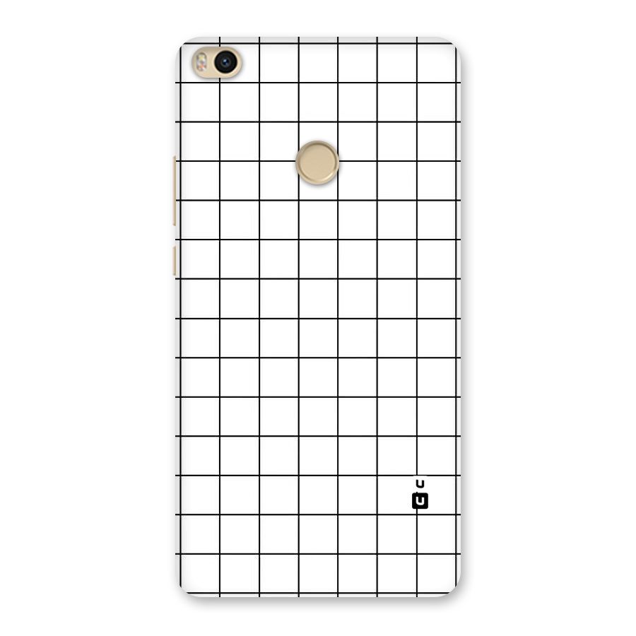 Simple Checks Back Case for Mi Max 2