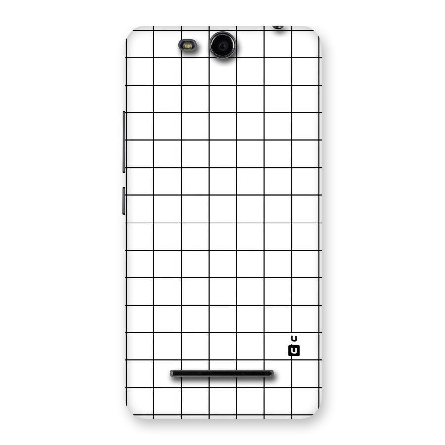 Simple Checks Back Case for Micromax Canvas Juice 3 Q392