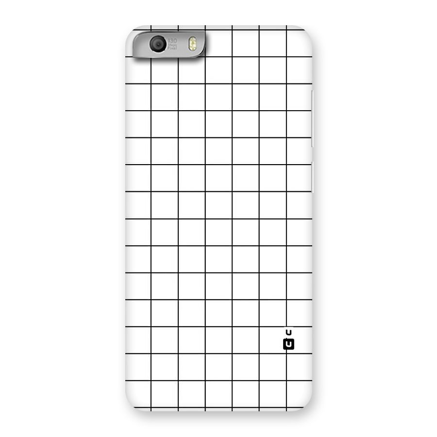 Simple Checks Back Case for Micromax Canvas Knight 2