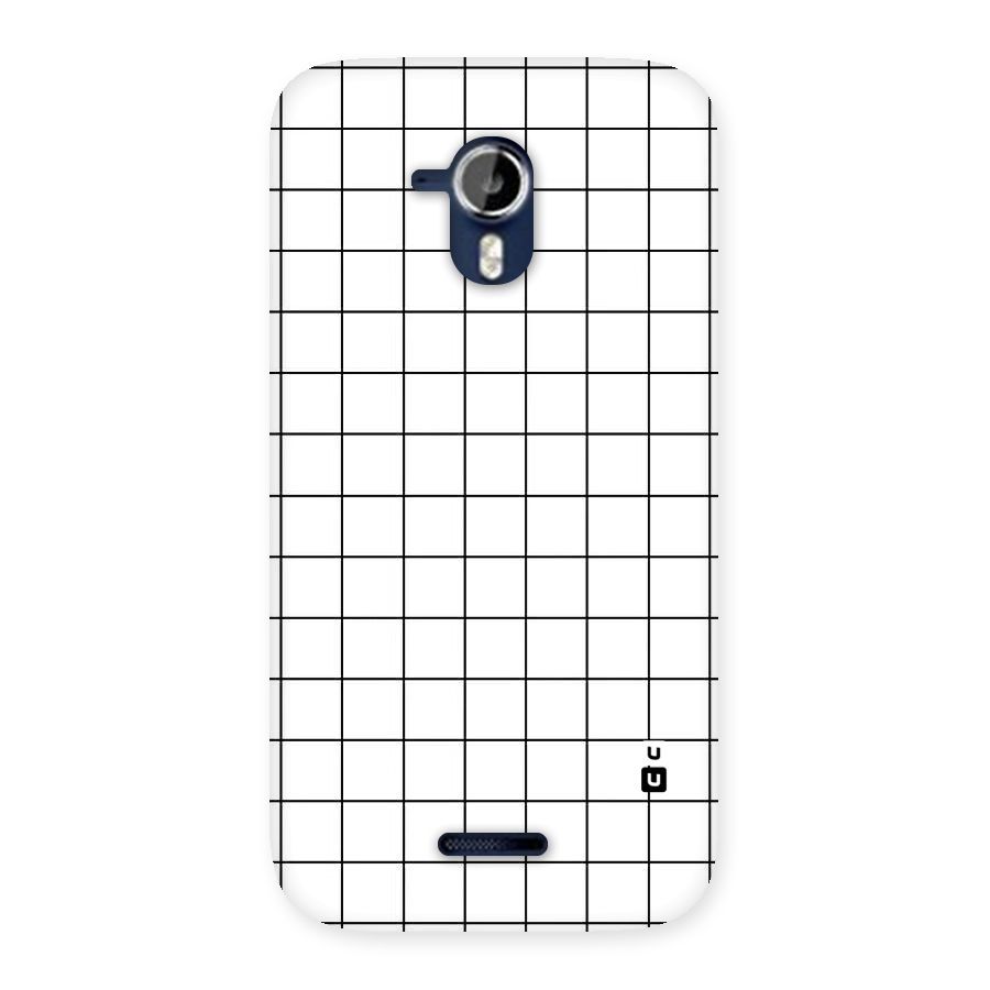 Simple Checks Back Case for Micromax Canvas Magnus A117