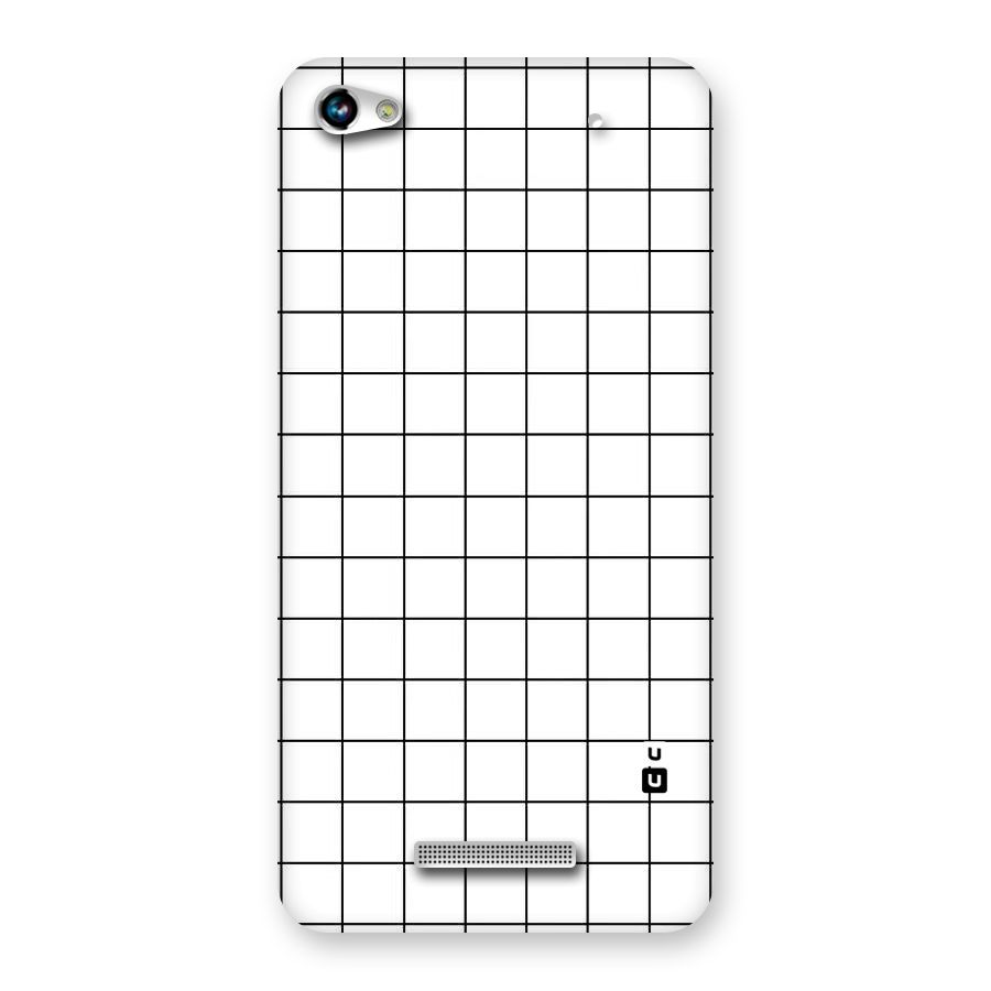 Simple Checks Back Case for Micromax Hue 2