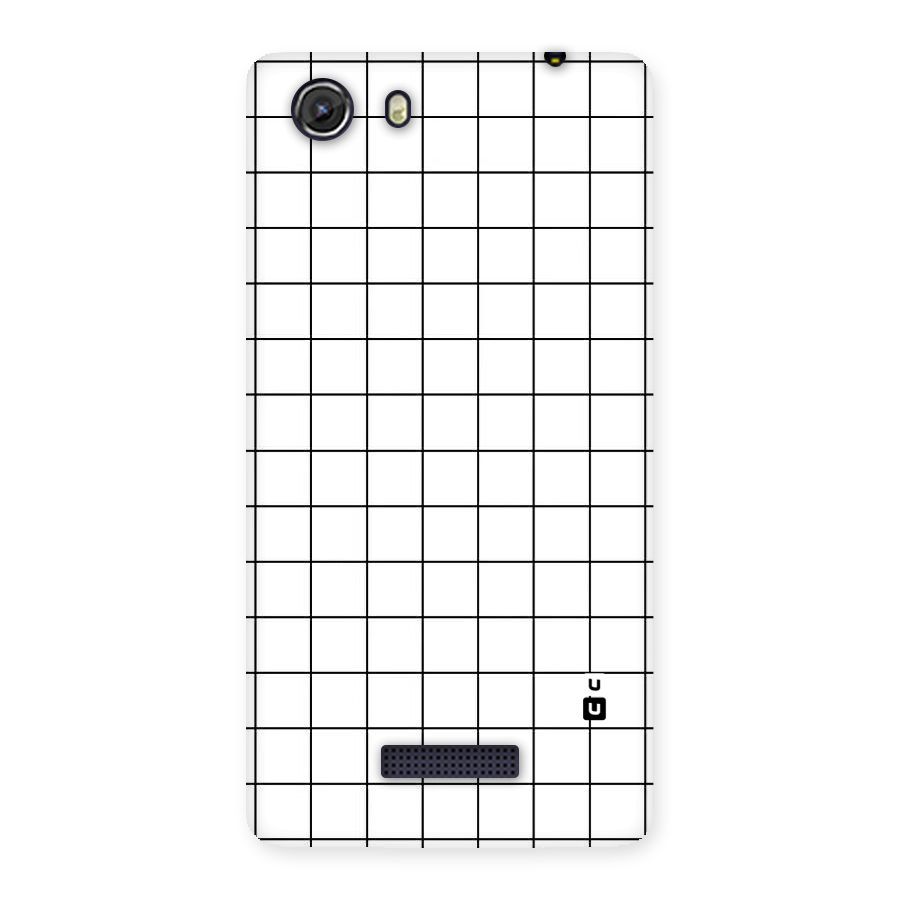 Simple Checks Back Case for Micromax Unite 3