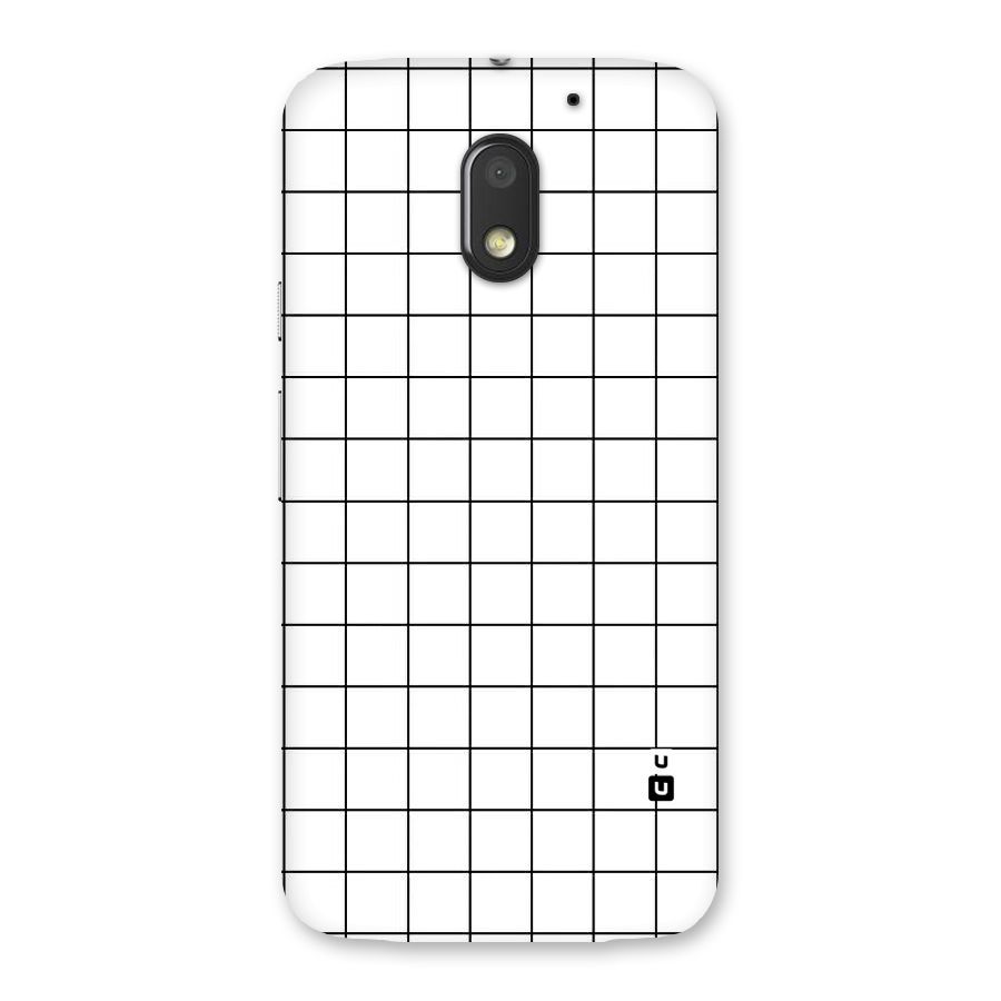 Simple Checks Back Case for Moto E3 Power