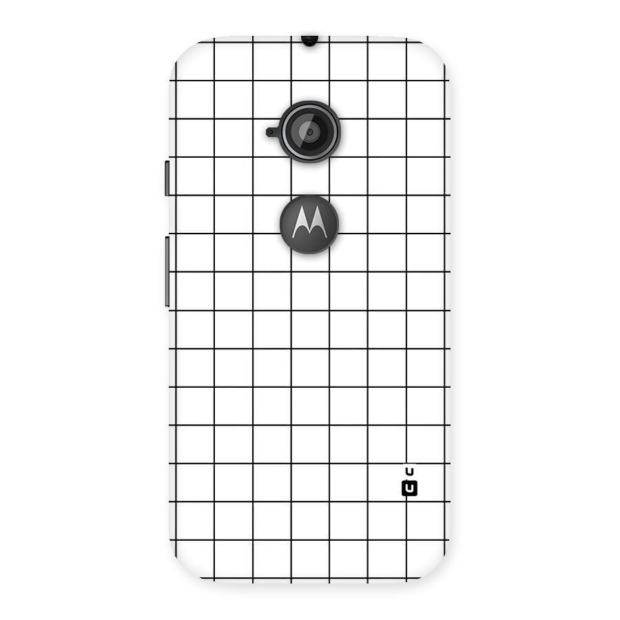 Simple Checks Back Case for Moto E 2nd Gen