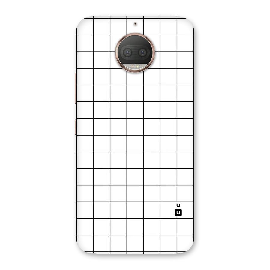 Simple Checks Back Case for Moto G5s Plus