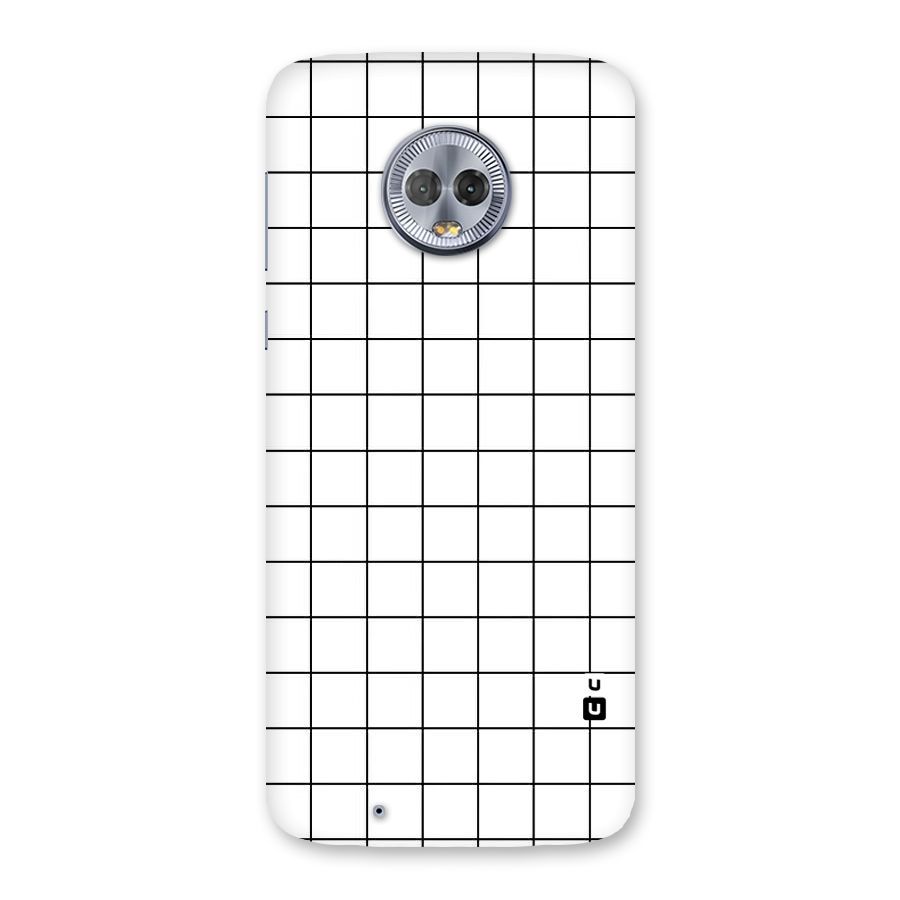 Simple Checks Back Case for Moto G6