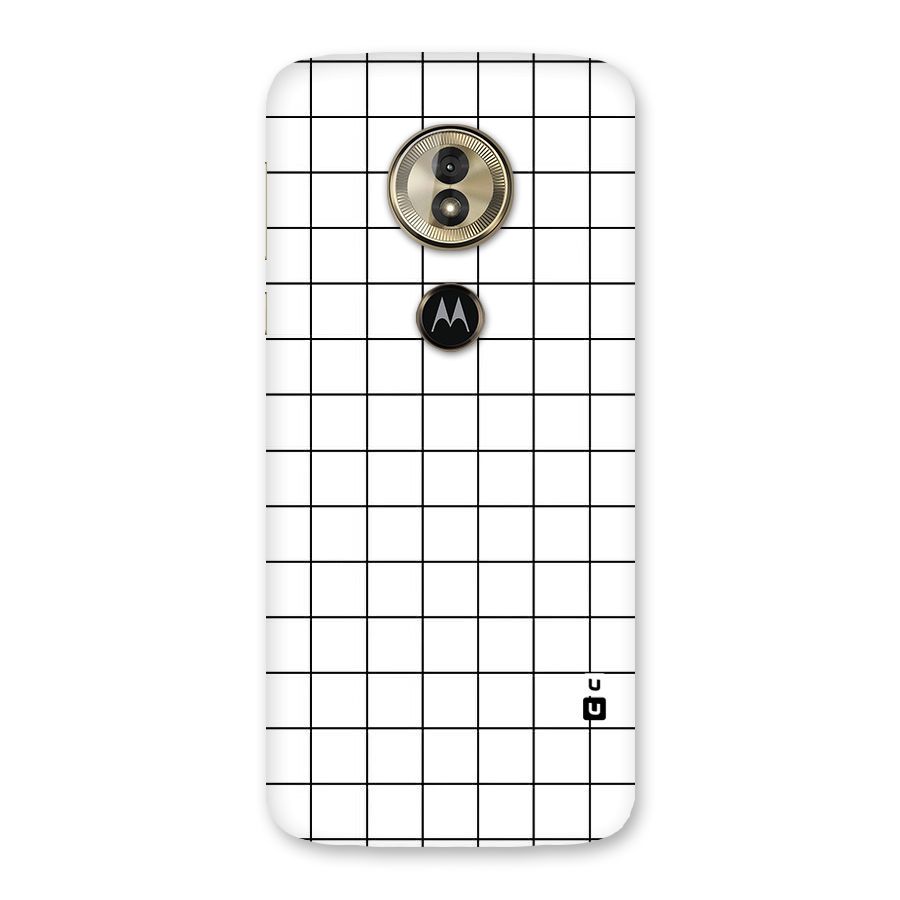 Simple Checks Back Case for Moto G6 Play