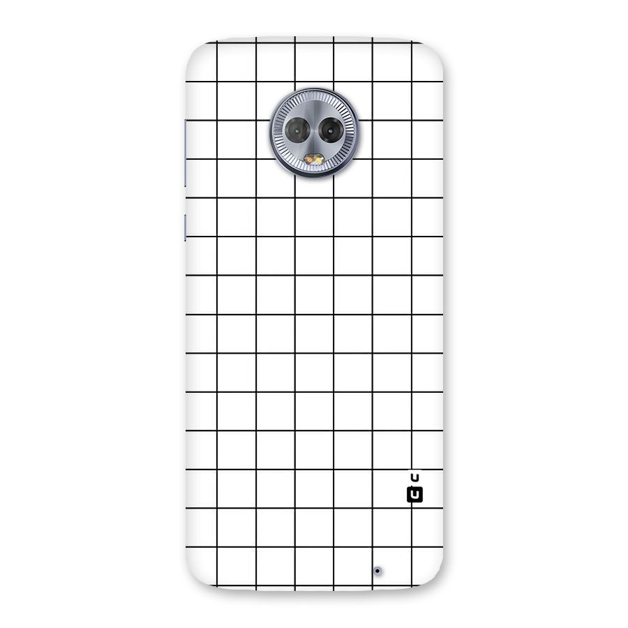 Simple Checks Back Case for Moto G6 Plus