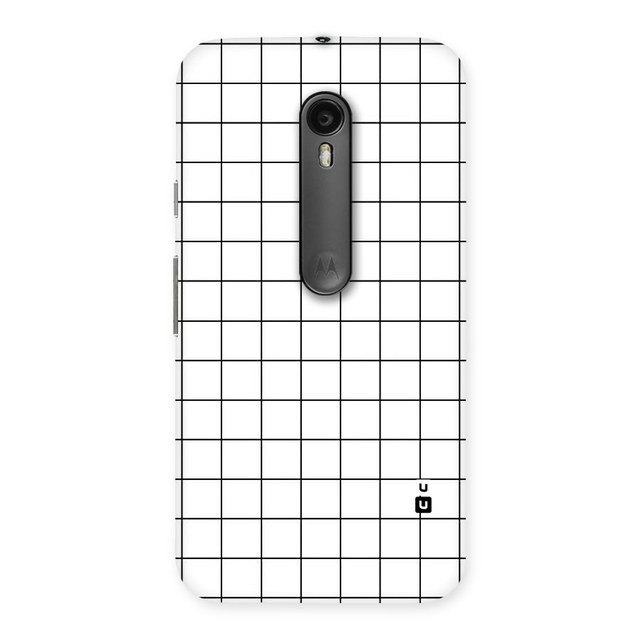 Simple Checks Back Case for Moto G Turbo