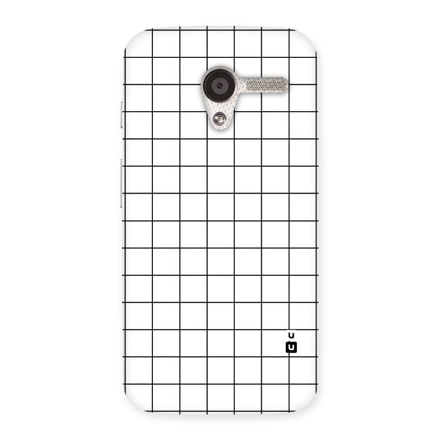 Simple Checks Back Case for Moto X