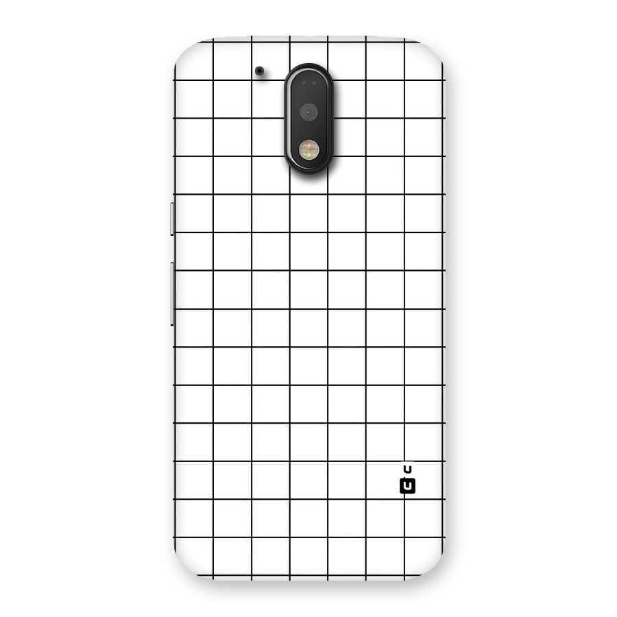 Simple Checks Back Case for Motorola Moto G4