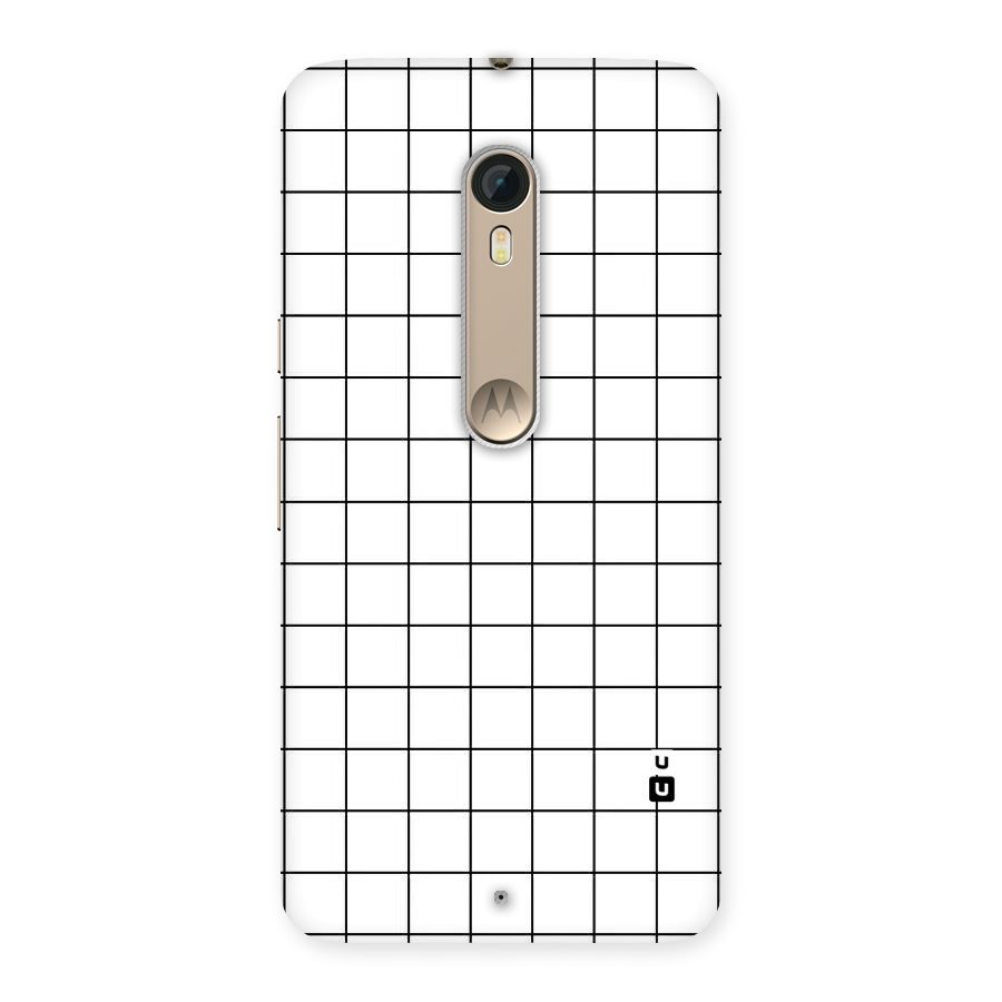 Simple Checks Back Case for Motorola Moto X Style