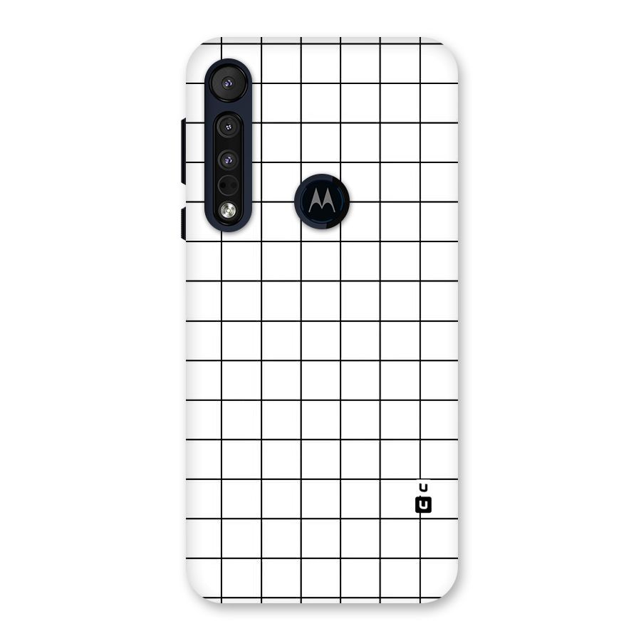 Simple Checks Back Case for Motorola One Macro