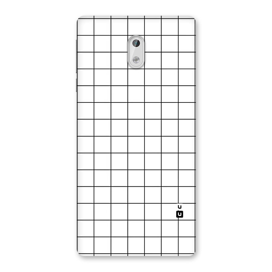 Simple Checks Back Case for Nokia 3