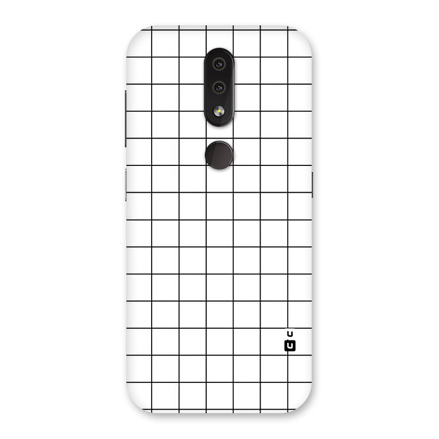 Simple Checks Back Case for Nokia 4.2