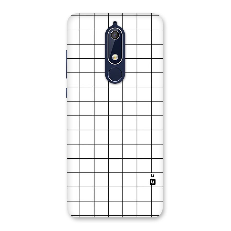 Simple Checks Back Case for Nokia 5.1