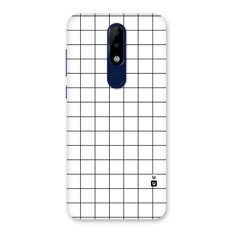 Simple Checks Back Case for Nokia 5.1 Plus