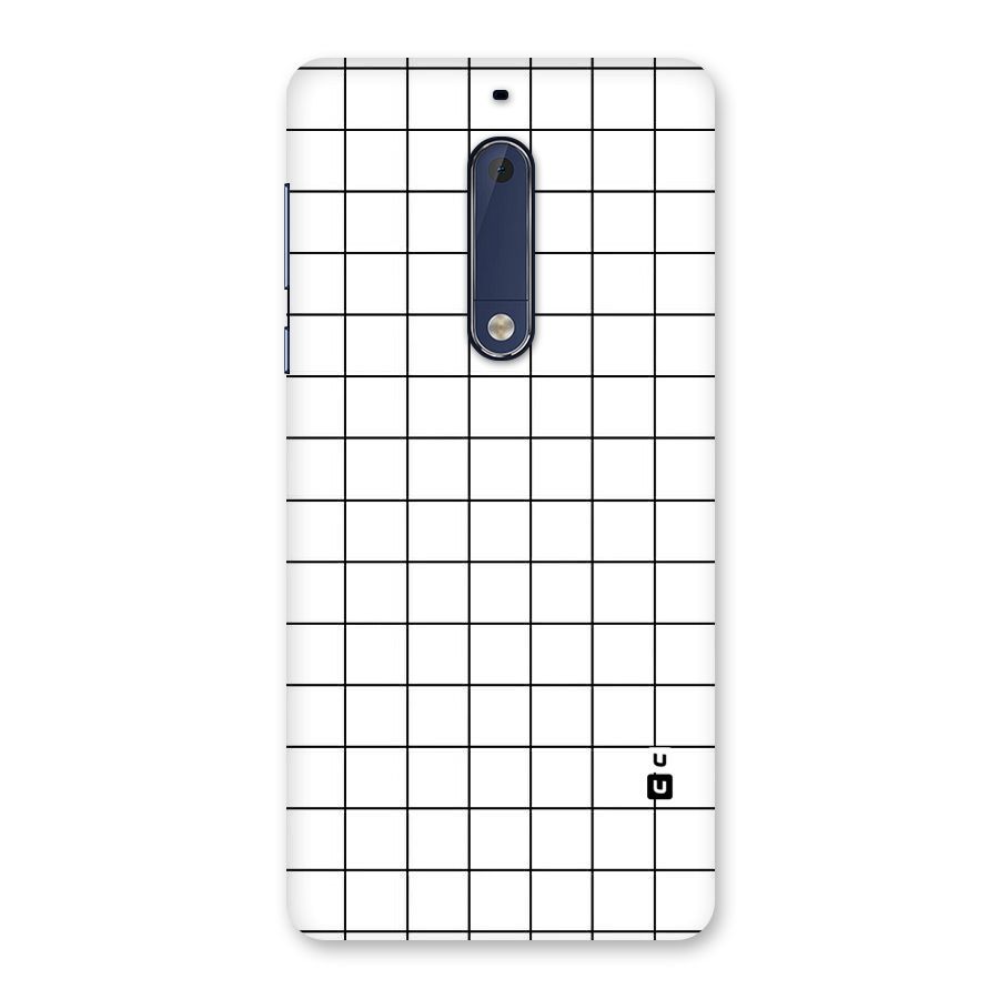 Simple Checks Back Case for Nokia 5