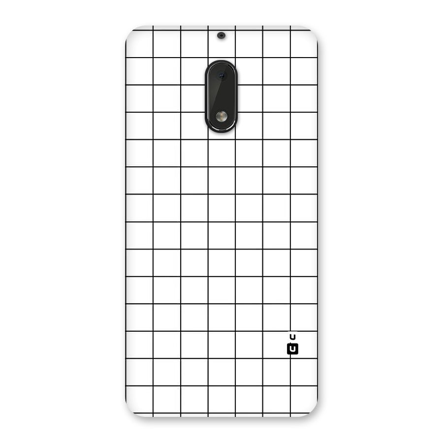 Simple Checks Back Case for Nokia 6