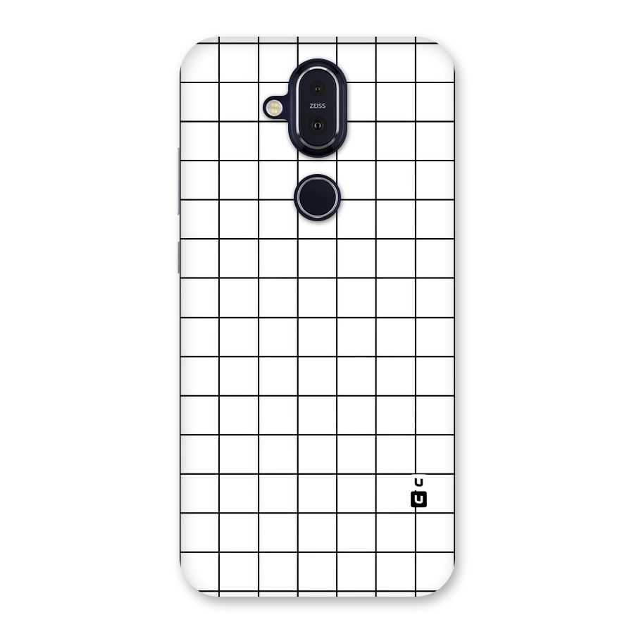 Simple Checks Back Case for Nokia 8.1