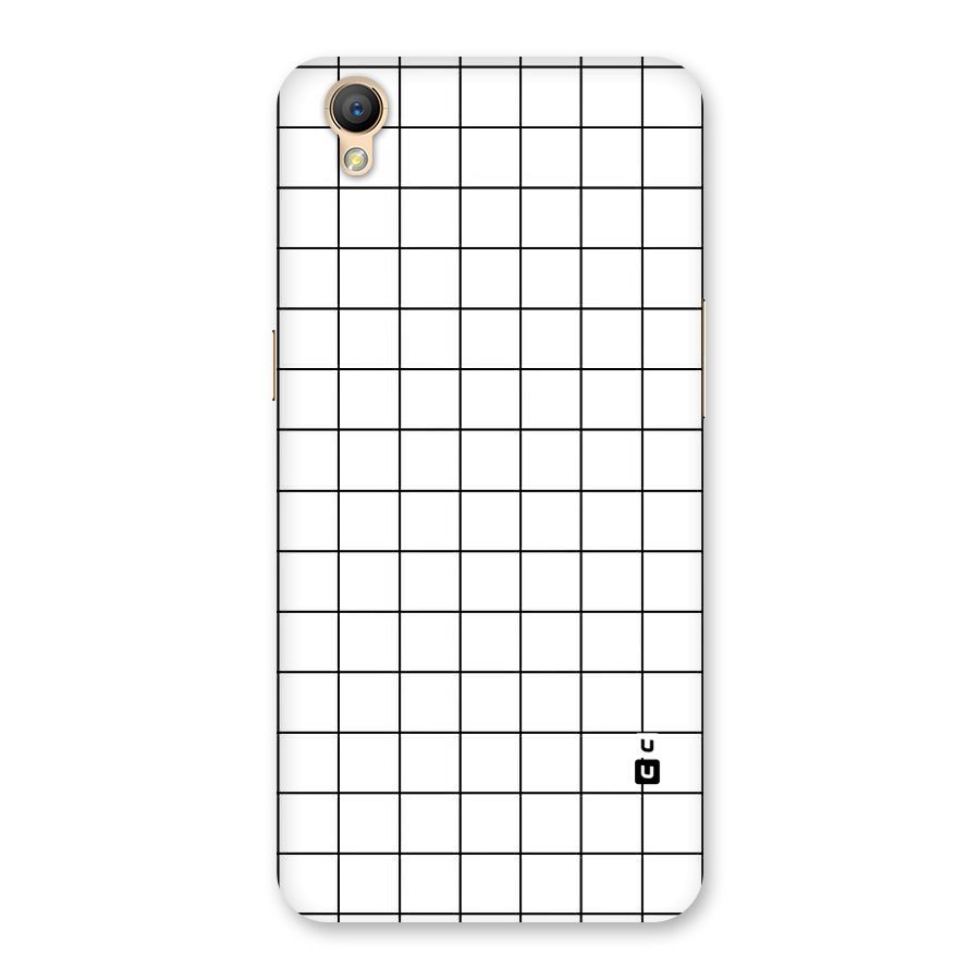 Simple Checks Back Case for Oppo A37