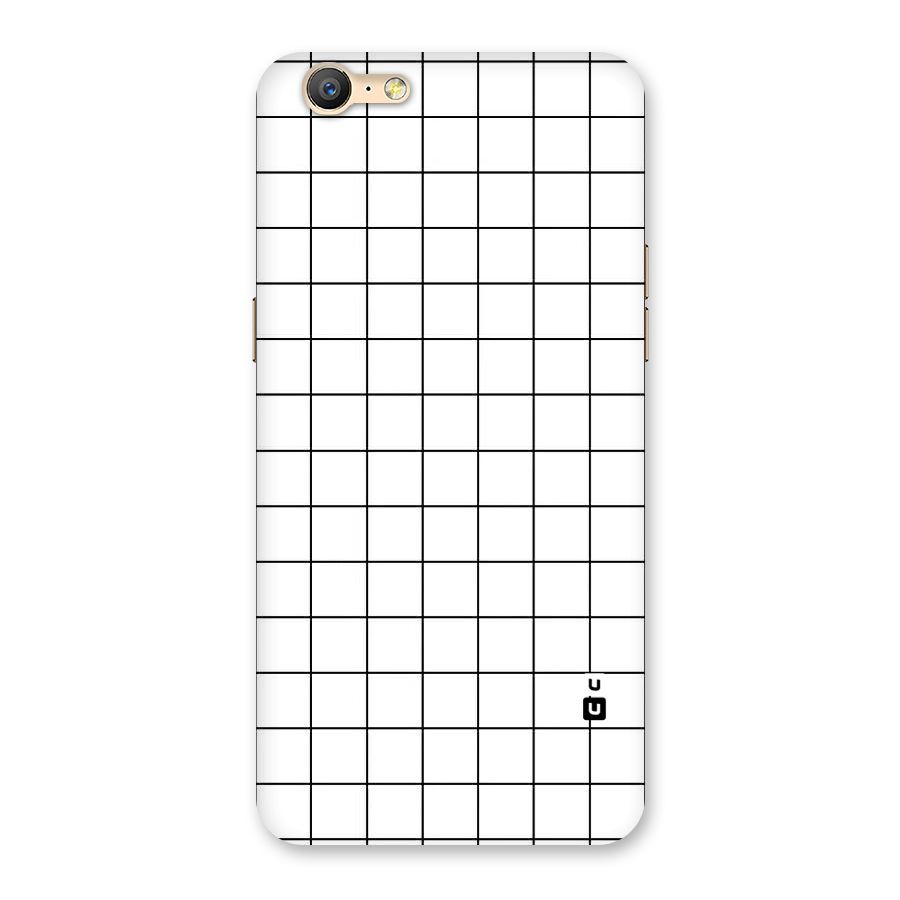 Simple Checks Back Case for Oppo A39