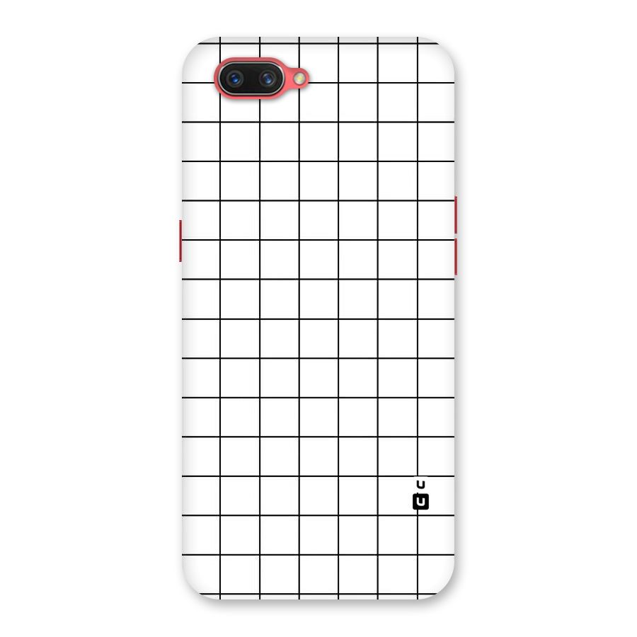 Simple Checks Back Case for Oppo A3s