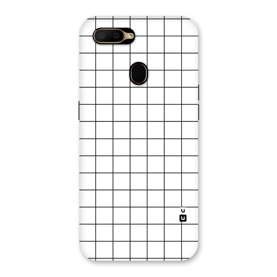 Simple Checks Back Case for Oppo A5s
