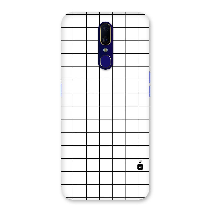 Simple Checks Back Case for Oppo A9