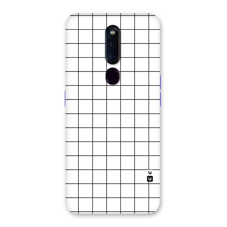 Simple Checks Back Case for Oppo F11 Pro