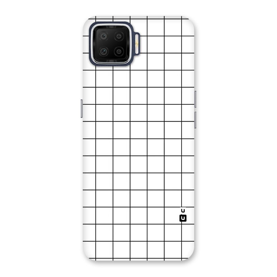 Simple Checks Back Case for Oppo F17