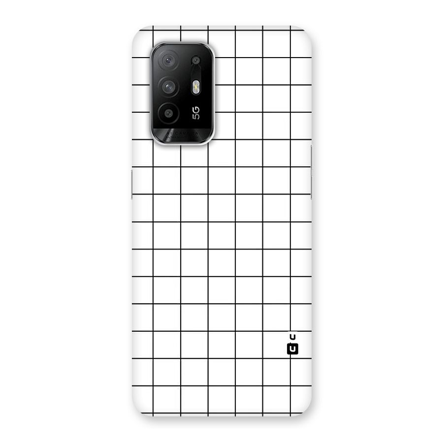 Simple Checks Back Case for Oppo F19 Pro Plus 5G