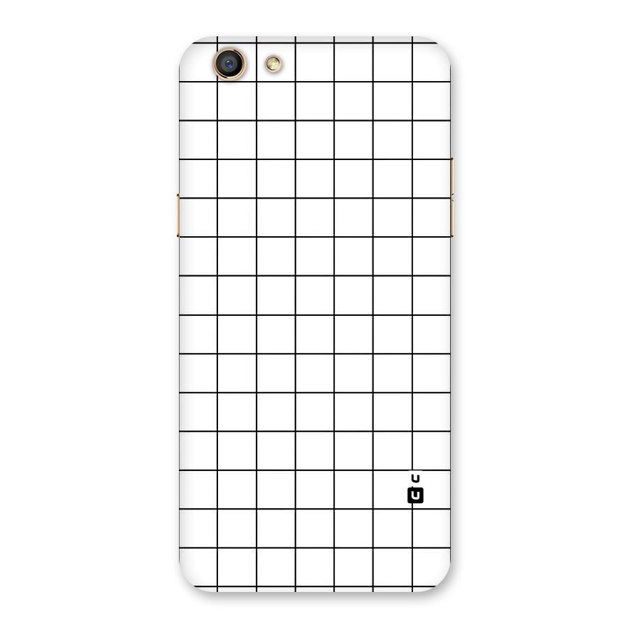 Simple Checks Back Case for Oppo F3