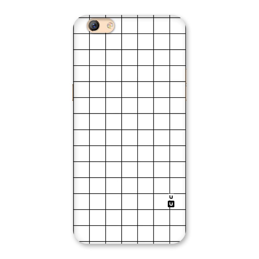 Simple Checks Back Case for Oppo F3 Plus