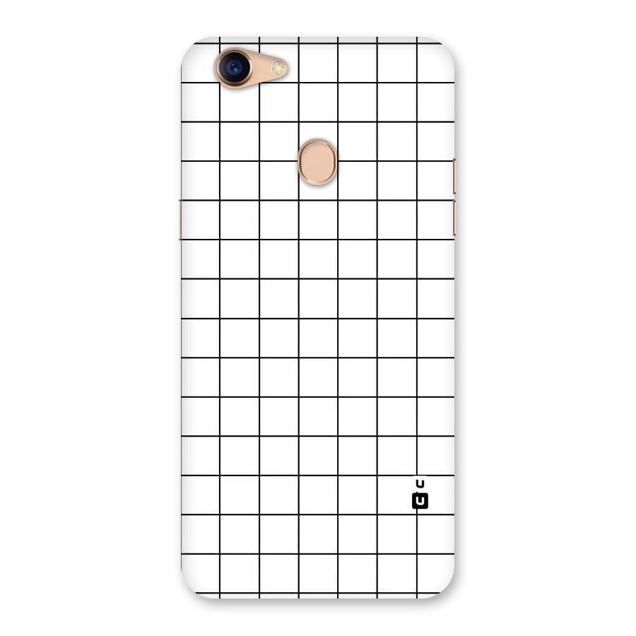 Simple Checks Back Case for Oppo F5