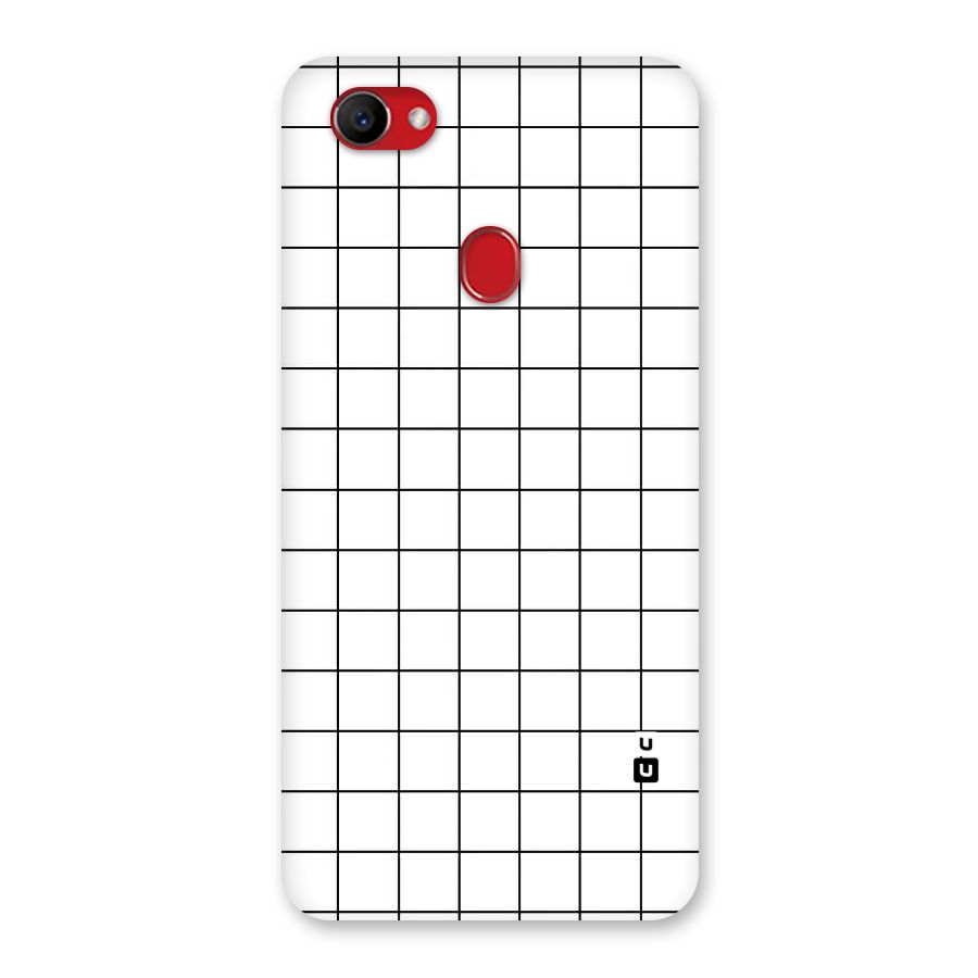 Simple Checks Back Case for Oppo F7