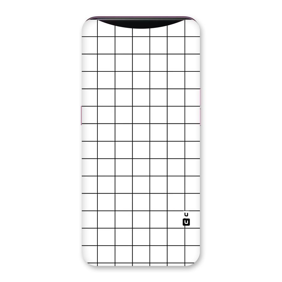 Simple Checks Back Case for Oppo Find X