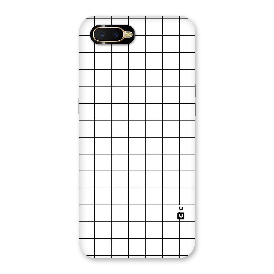 Simple Checks Back Case for Oppo K1