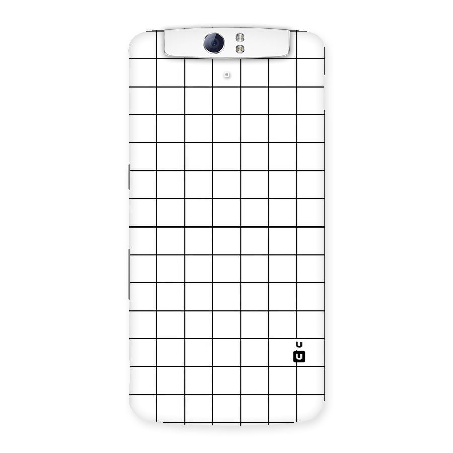 Simple Checks Back Case for Oppo N1