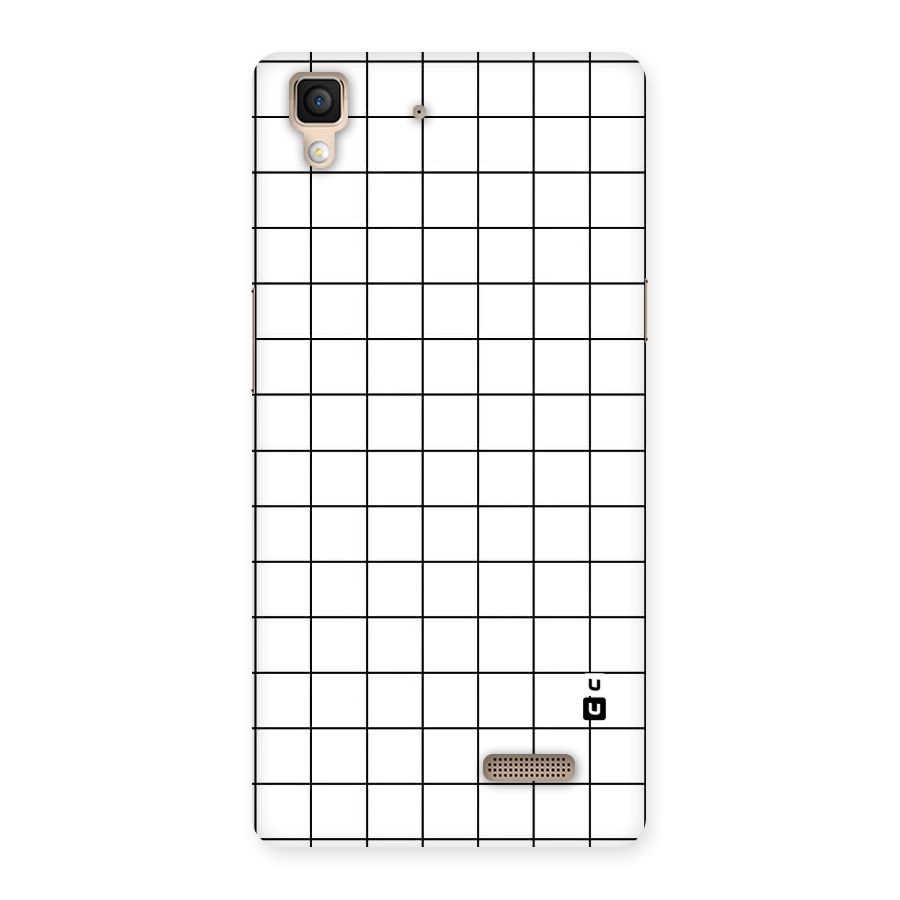 Simple Checks Back Case for Oppo R7