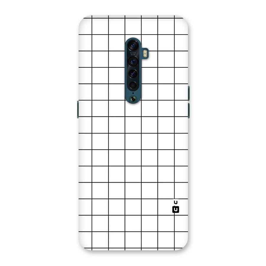 Simple Checks Back Case for Oppo Reno2
