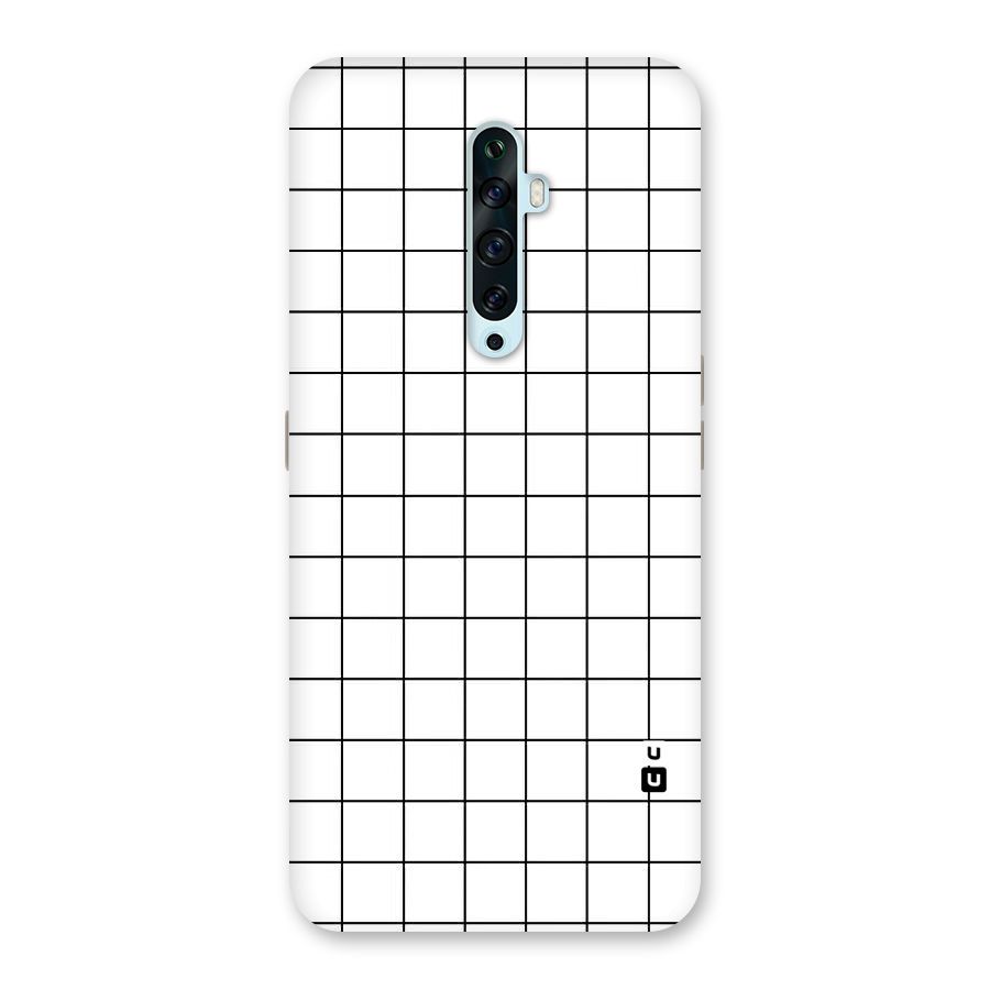 Simple Checks Back Case for Oppo Reno2 F