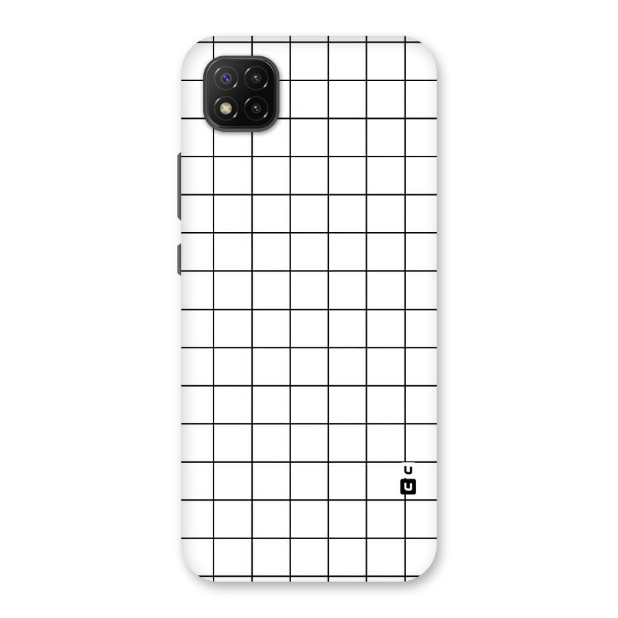 Simple Checks Back Case for Poco C3
