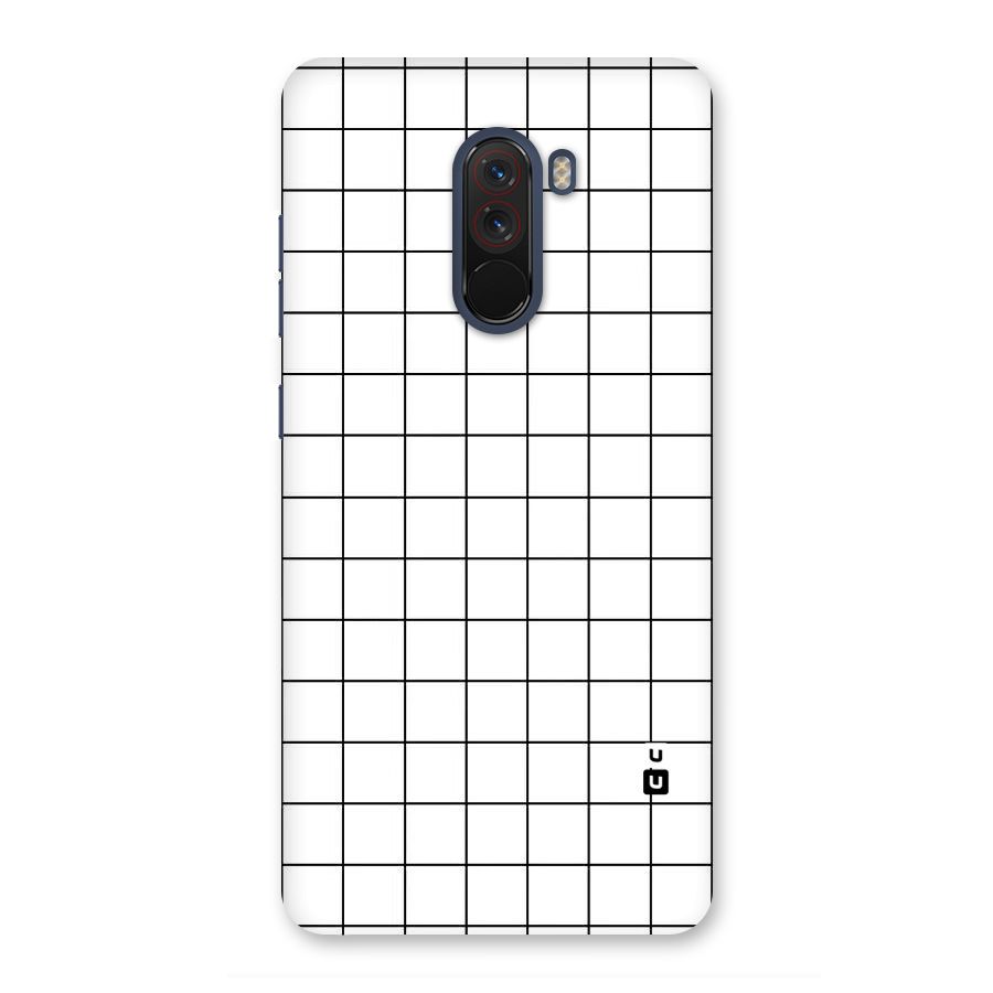 Simple Checks Back Case for Poco F1